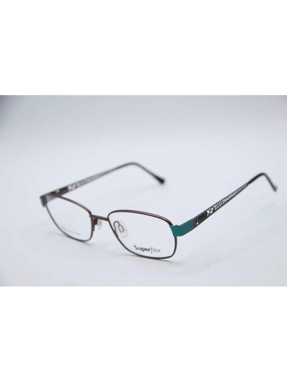 Superflex Sf-545 M102 Brown Blue Authentic Eyeglasses 51-16